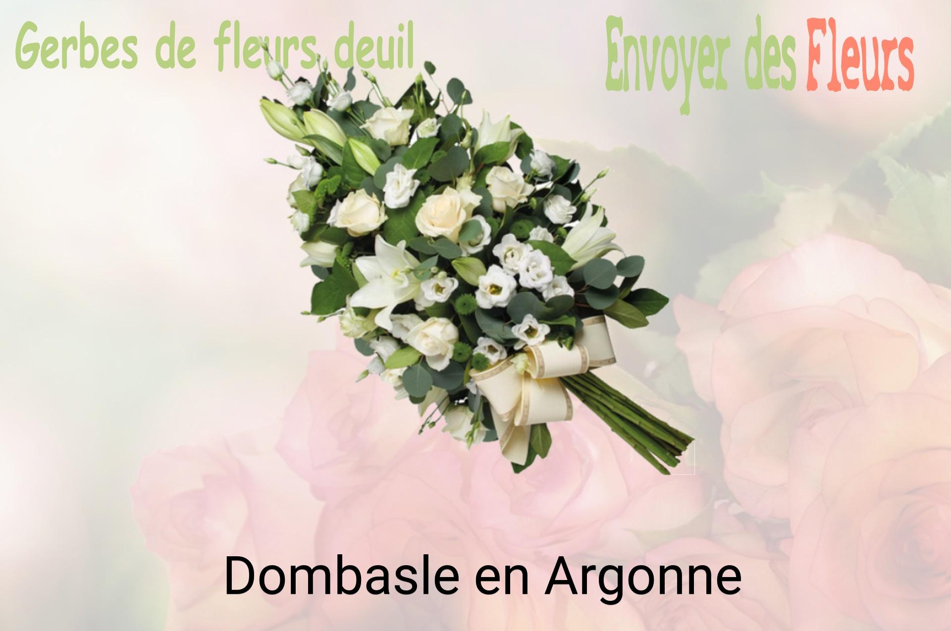Gerbe de fleurs de deuil livrée à Dombasle-en-Argonne